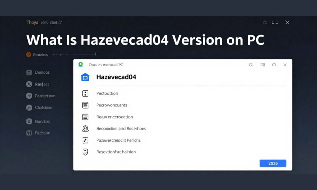 What Is Hazevecad04 Version on PC? Complete Guide (2026)