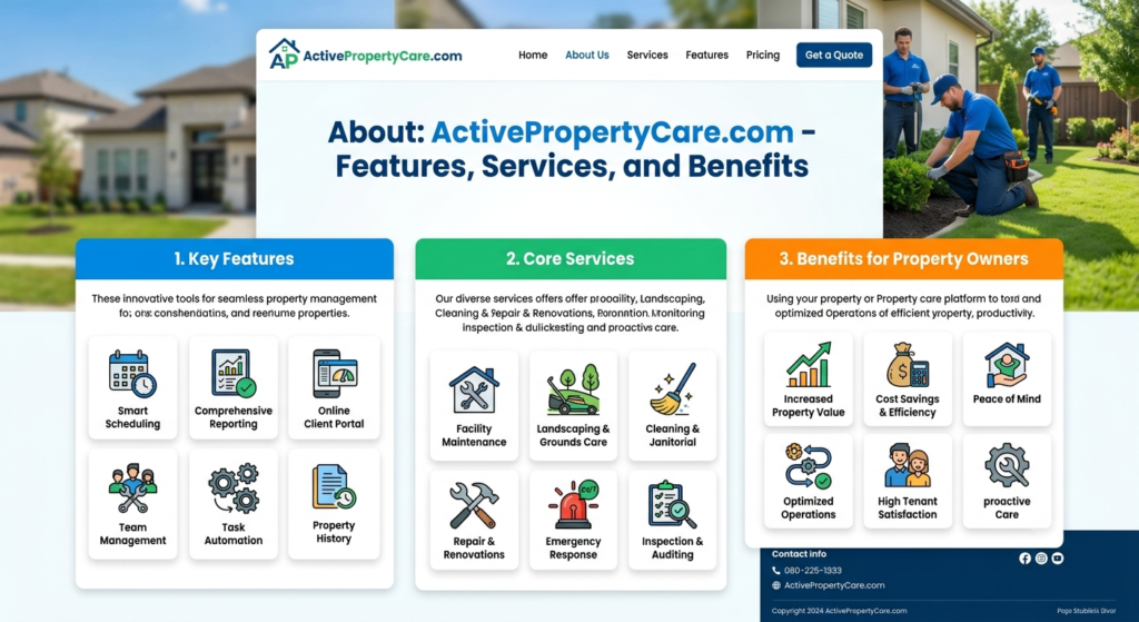 ActivePropertyCare.com About: Features, Services, and Benefits